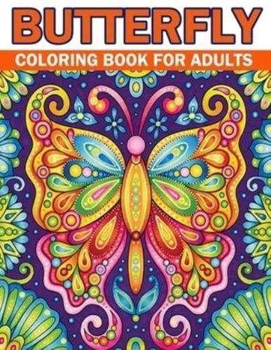 Butterfly Coloring Book For Adults