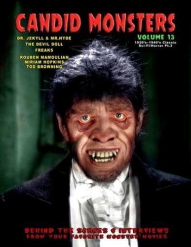 Candid Monsters Volume 13 1920's-1940's Classic Sci-Fi/Horror Pt.3