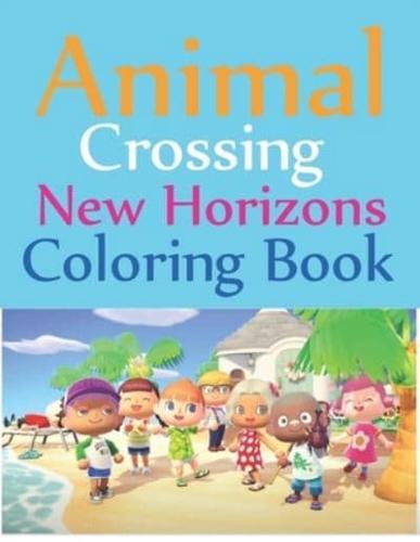 Animal Crossing New Horizons Coloring Book: Animal Crossing Coloring Book