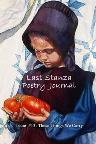Last Stanza Poetry Journal Issue #13