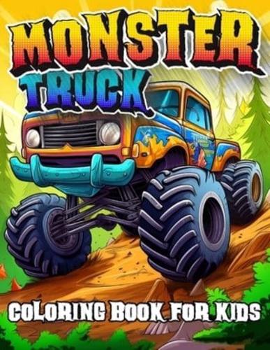 Monster Truck Coloring Book for Kids