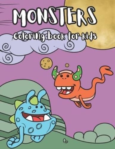 Monsters Coloring Book for Kids