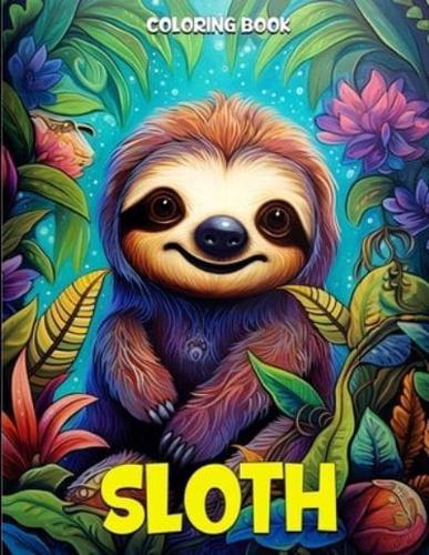 Sloth Coloring Book