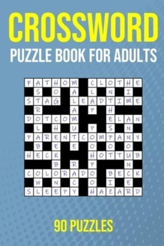 Crossword Puzzle Book for Adults - 90 Puzzles