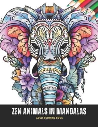 Zen Animals in Mandalas