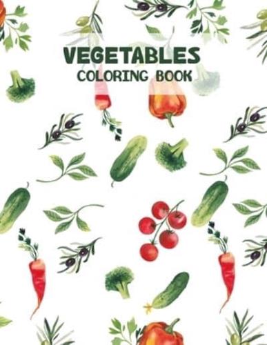 Vegetables Coloring Book for Kids