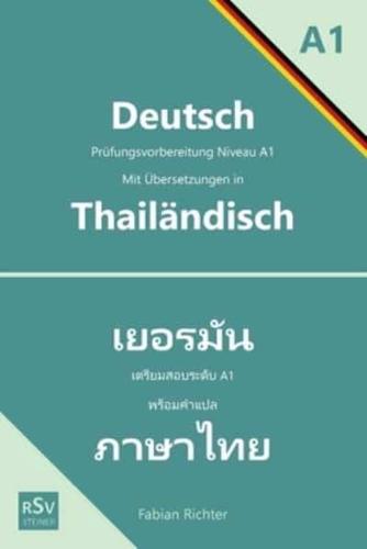 Deutsch A1 Prüfungsvorbereitung Niveau A1 Mit Übersetzungen in Thailändisch