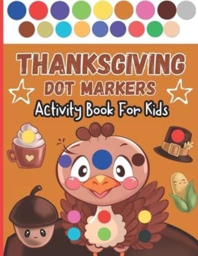 Thanksgiving Dot Markers Activity Book For Kids