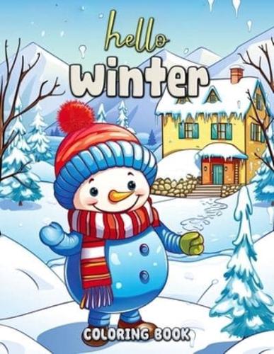 Hello Winter Coloring Book