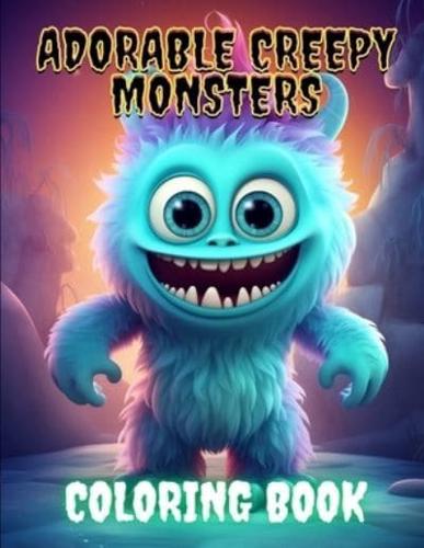 Adorable Creepy Monsters Coloring Book