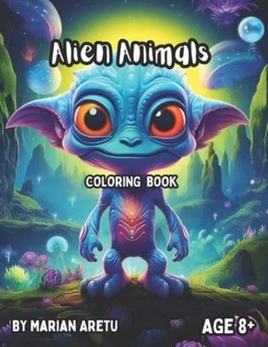 Alien Animals Coloring Book