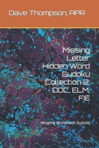 Missing Letter Hidden Word Sudoku Collection 2