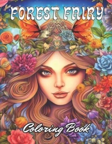 Forest Fairy Coloring Bookfor Adult