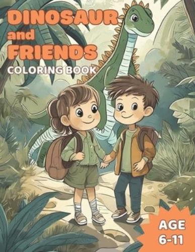Dinosaur and Friends Coloring Book