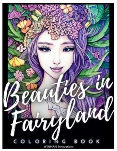 Beauties in Fairyland Coloring Book