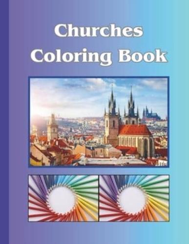 CHURCHES Coloring Book
