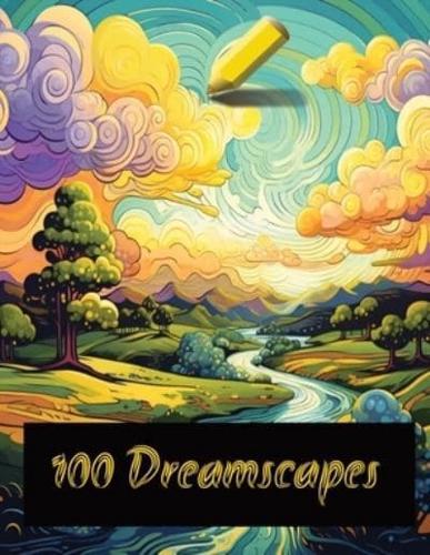 100 Dreamscapes Coloring Book