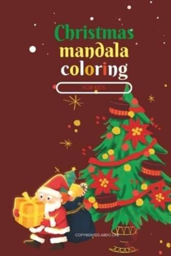 Christmas Mandala Coloring