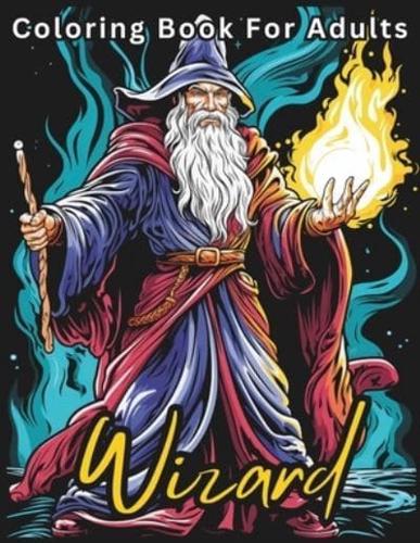 Wizard Coloring Book For Adults