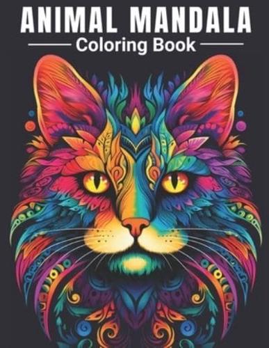 Animal Mandala Coloring Book