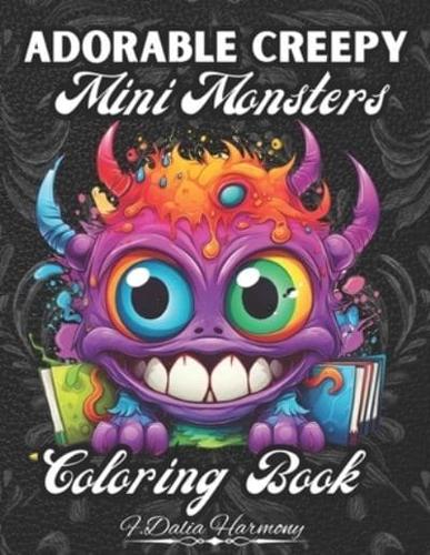Adorable Creepy Mini Monsters Coloring Book