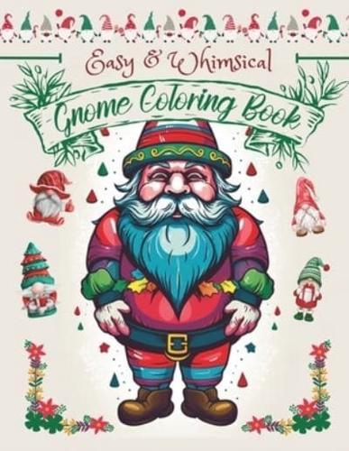Easy & Whimsical Gnome Coloring Book