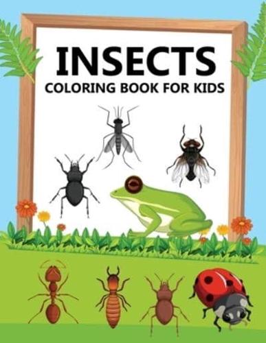 Insects Coloring Book For Kids