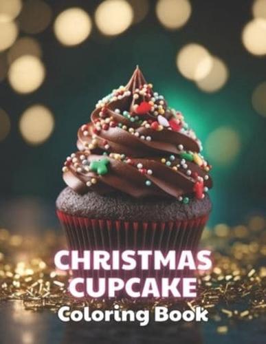 Christmas Cupcake Coloring Book