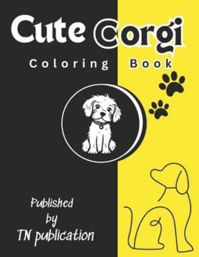 Cute Corgi Coloring Book