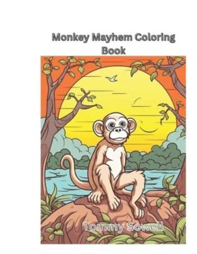 Monkey Mayhem Coloring Book