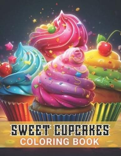 Sweet Cupcakes Coloring Book