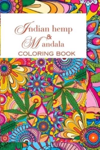Indian Hemp and Mandala Coloring Book