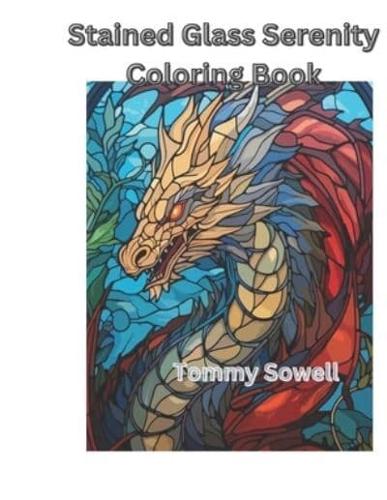 Stained Glass Serenity Coloring Book