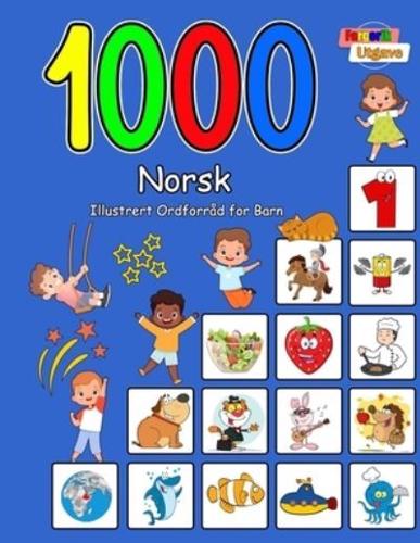 1000 Norsk Illustrert Ordforråd for Barn (Fargerik Utgave)