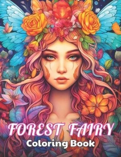 Forest Fairy Coloring Book for Adult