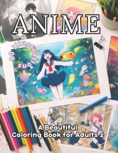 Anime Coloring Book for Adults 2