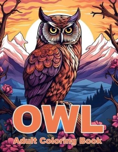 Owl Adult Coloring Books
