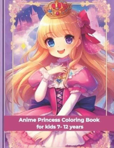Anime Princesses Coloring Book.