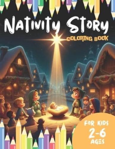 Nativity Story Coloring Book for Kids