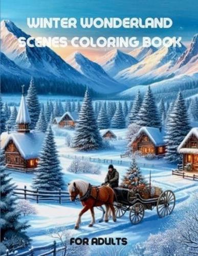 Winter Wonderland Scenes Coloring Book