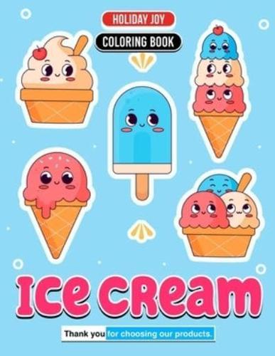 Ice Cream Coloring Book A Relaxing and Delicious Experience