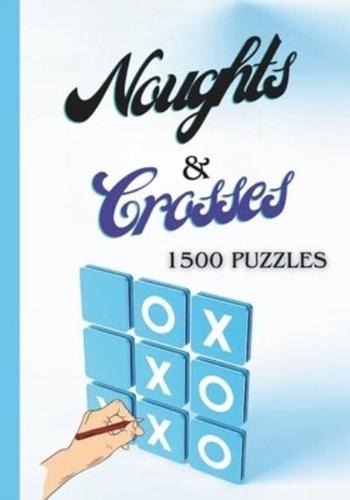 1500 Puzzle Noughts and Crosses Book Crosses and Zero Game for Kids Noughts and Crosses Game
