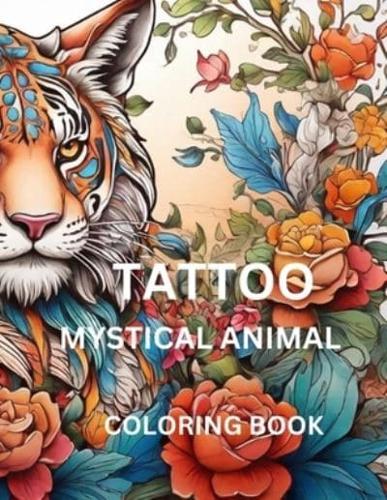 Tattoo Mystical Animal Coloring Book