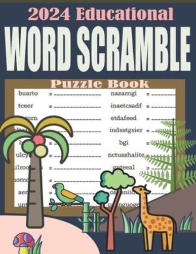 2024 Educational Word Scramble Puzzle Book
