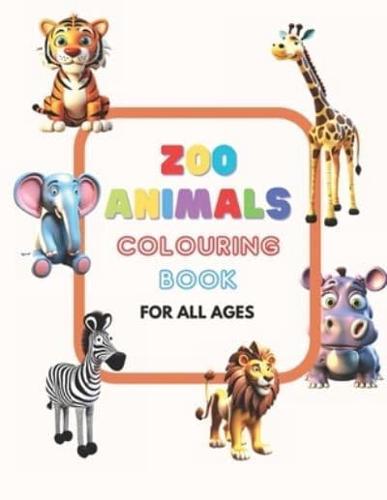 Zoo Animals Coloring Book for All Ages