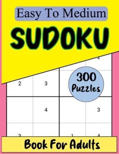 Sudoku Book For Adults