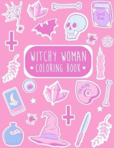 Witchy Woman Coloring Book