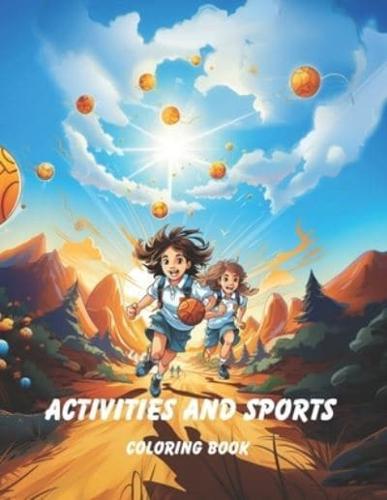Activities and Sports Coloring Book
