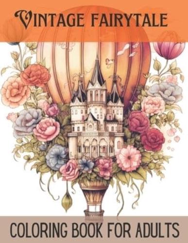 Vintage Fairytale Coloring Book for Adults