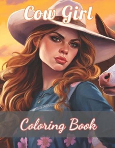 Cow Girl Coloring Book